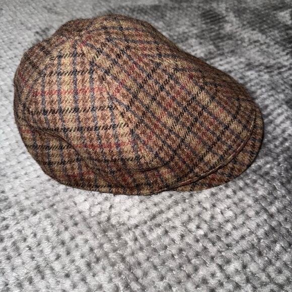 Stetson Men's Vintage Flat Hat Cap Wool Tweed Lining Dressy Stylish Unisex - Picture 4 of 9